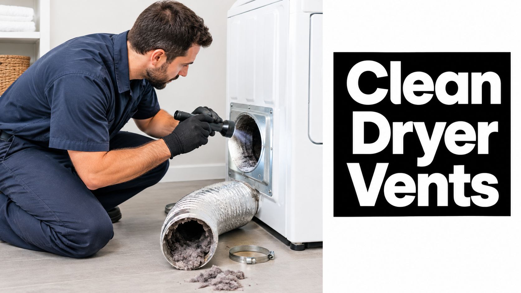 Clean Dryer Vents Service: What to Know Before You Book