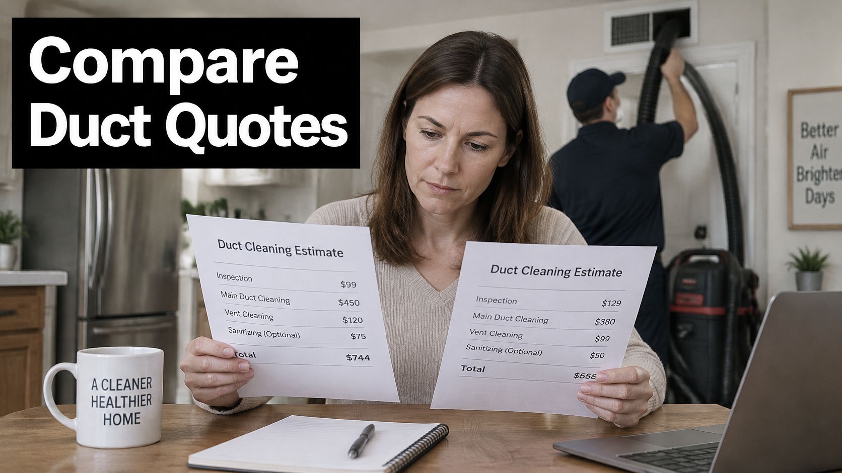 Duct Cleaning Quotes: How to Compare and Save