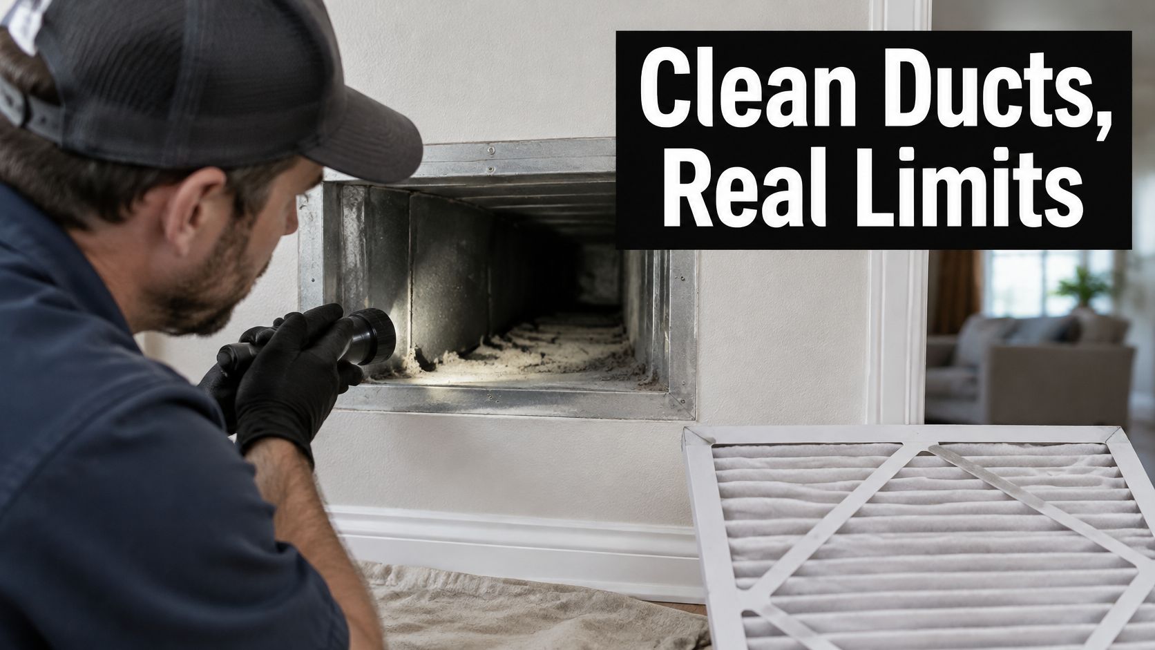 Benefits of Cleaning Air Ducts, and Their Limits