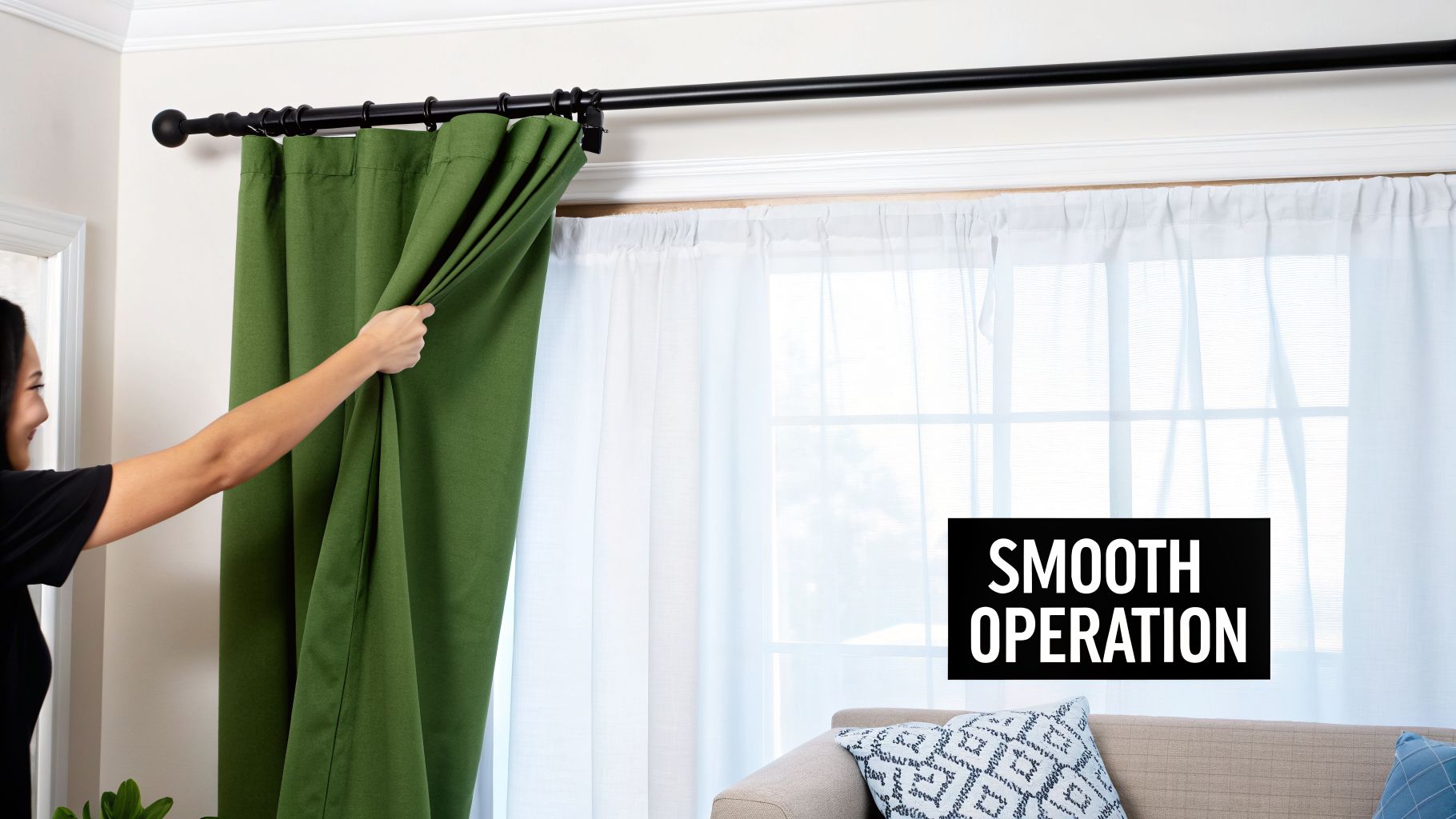 What Is A Traverse Rod And How Does It Elevate Your Windows | Drapery ...